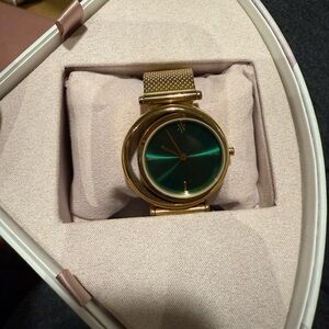 VANNA Eclipse Gold and Green Women's Watch